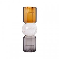 CRYSTAL CANDLE STAND MIX COLOR - CANDLE HOLDERS, CANDLES